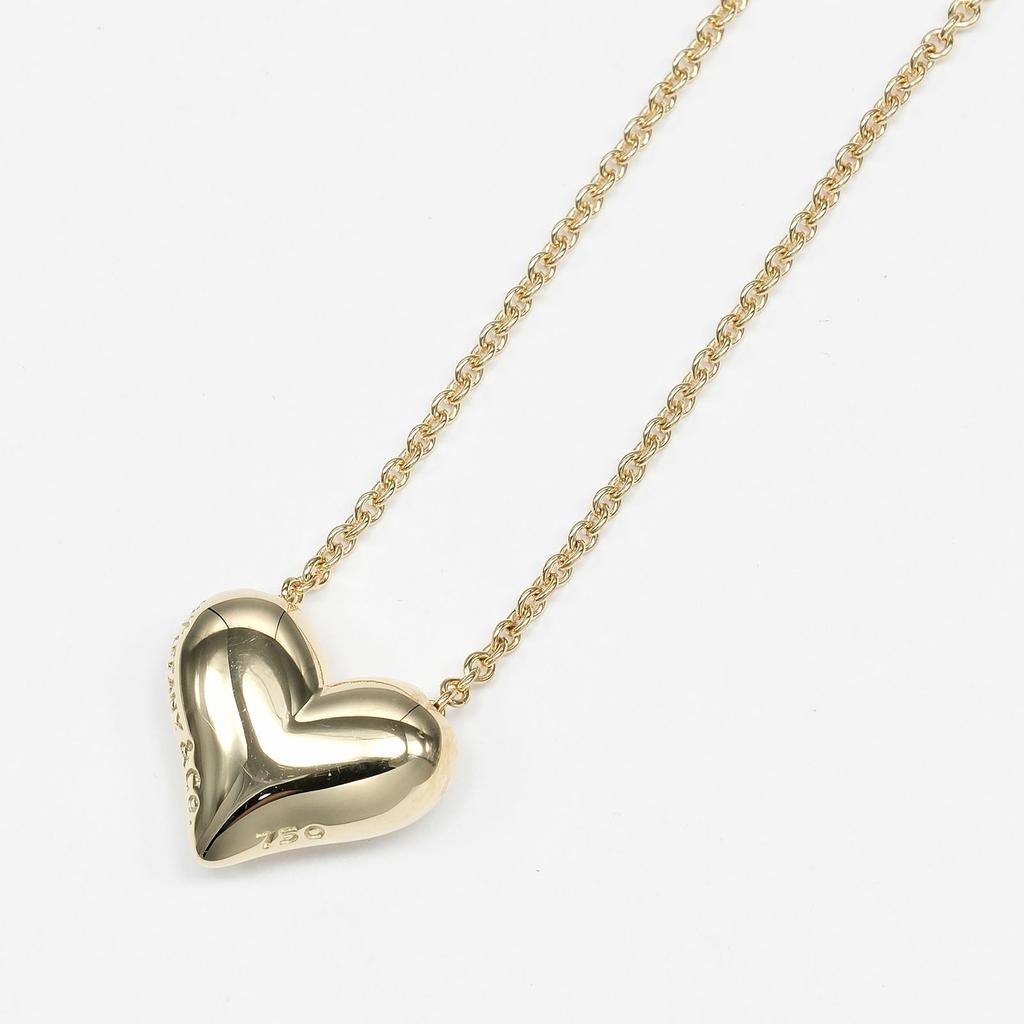 TIFFANY&Co. Pintide Heart Necklace K18 yellow gold 8.1g Women Used