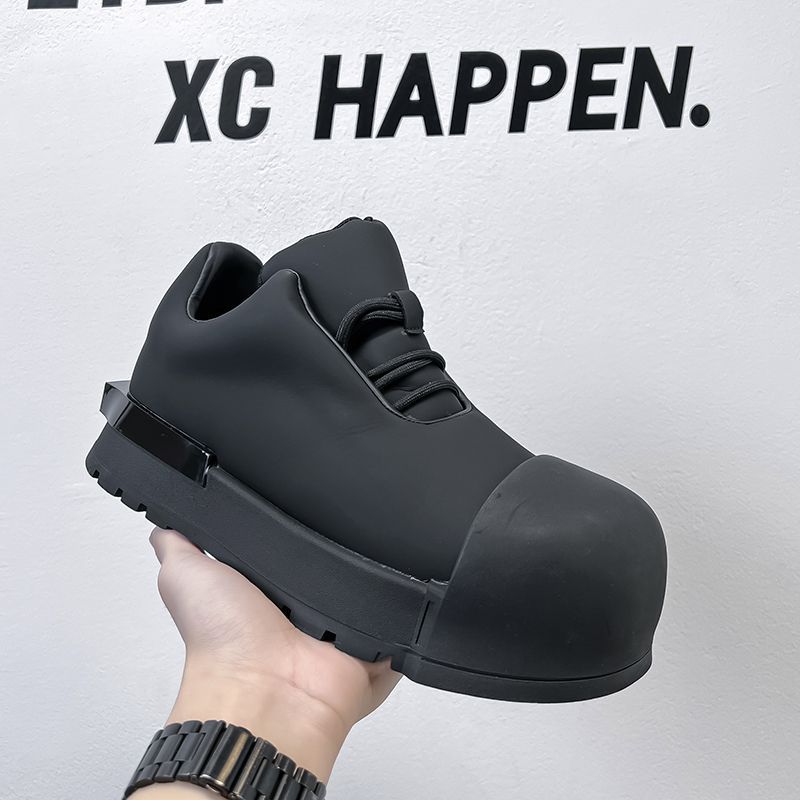 Darth Vader Couple High Street Bread Shoes Heightened Big Head Casual Tide Platform Versatile Men'S And Women'S Board Shoes Ugly Cute