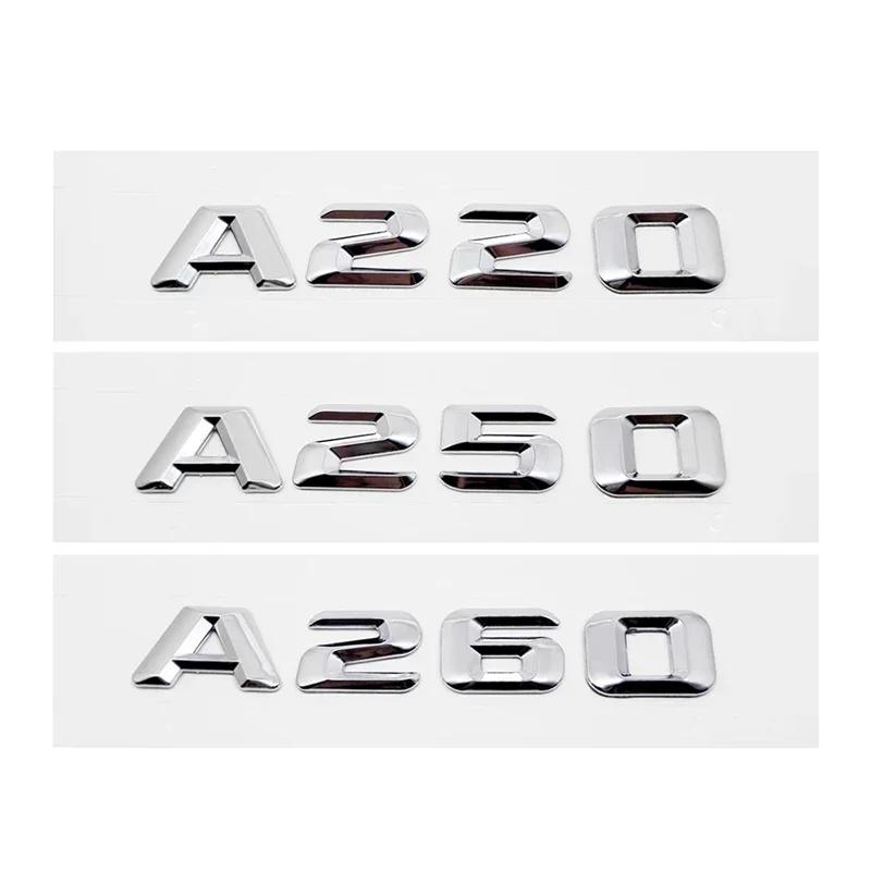 Stop ABS Naklejka z Emblematem na Klapę Bagażnika Samochodu dla Mercedes Benz Klasa A A45 A63 A140 A160 A180 A200 A220 A250 A260 Emblemat Tylnego Bagażnika
