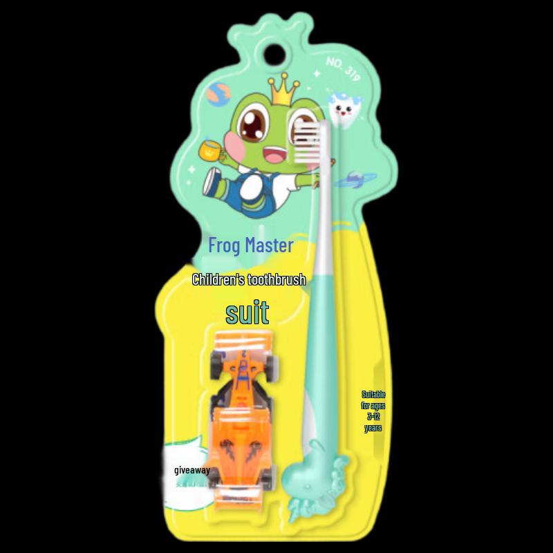 Frog Prince Miaoqiwa Children s Soft Bristle Toothbrush 319