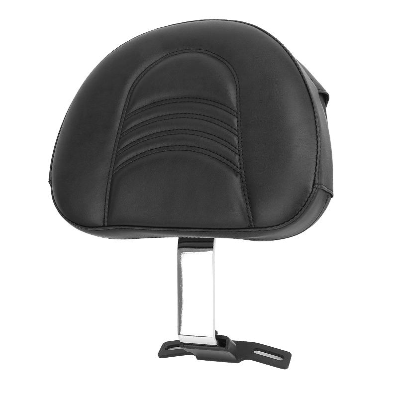 Motorcycle Adjustable Plug In Driver Backrest Rider Sissy Bar Pad For Harley Dyna Softail Electra Road Street Glide Road King