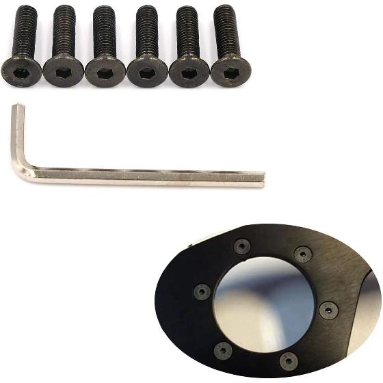 

1 Set Black Taper Steering Wheel Screw Bolts For Nardi Personal OMP For Momo (Black Flat)