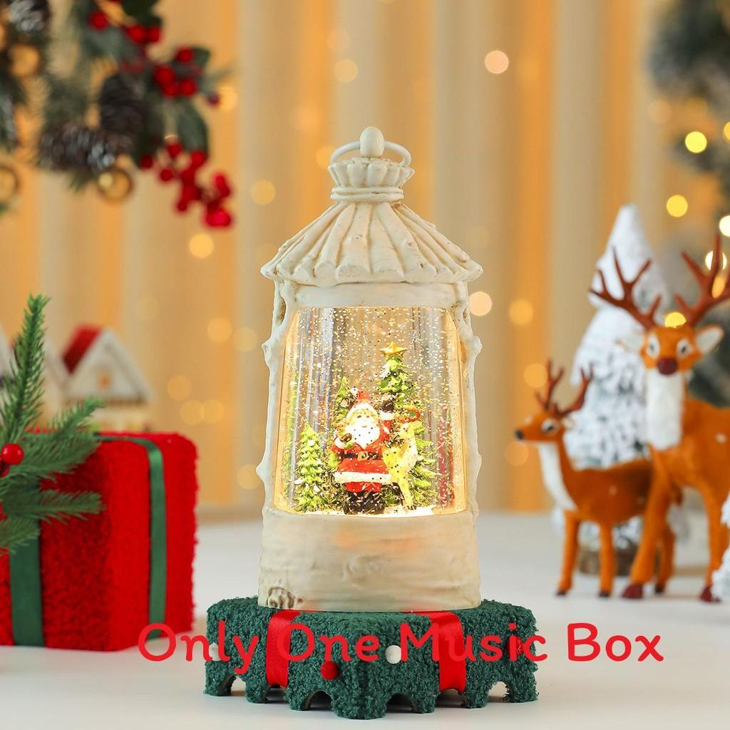 

Christmas Crystal Ball Music Box With Snowman Scene For Holiday Decor And Gifts Deer