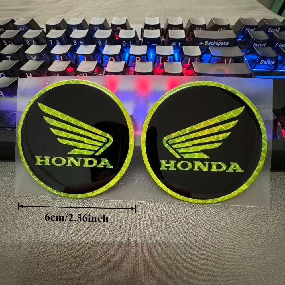 Honda Motorcycle Sticker HRC Fuel Tank Label 3D Stereoscopic Drip Glue Electric Vehicle Side Body Decoration Accessories Pcx125