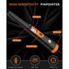 360°-Erkennung, tragbarer Metalldetektor, Pinpointer, LCD-Bildschirm, 2 Modi (Vibration, Ton)Schatzsuche für Erwachsene und Kinder