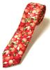 [HANG OVER] Made in Japan 6cm Strawberry Print Cotton Tie (White)