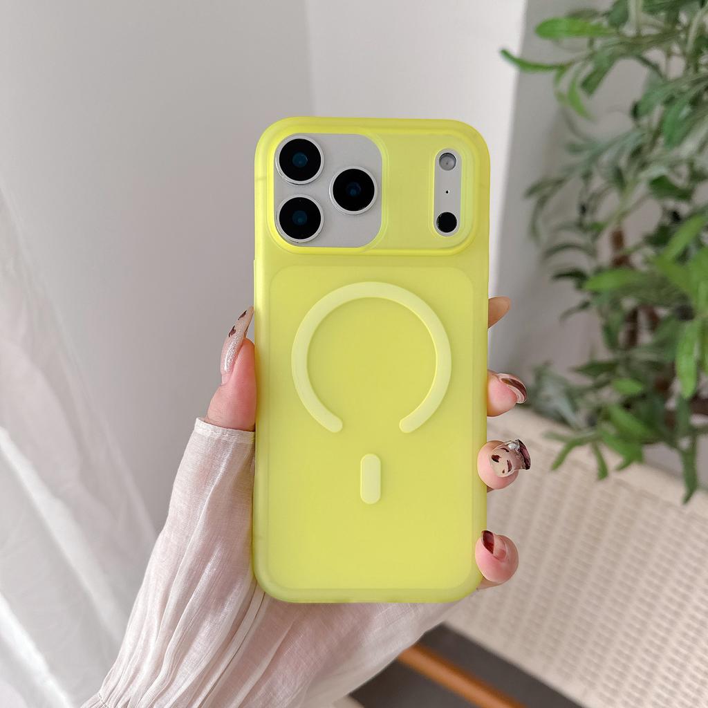 Ice Mist Magnetic Case for Apple 17 Pro Max iPhone 16/15 Phone Protective Cover Anti-drop Custom Material