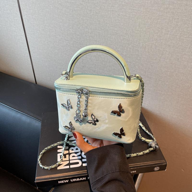 

Fashion niche bow women s bag new high-end small bag portable messenger commuter bag зелёный