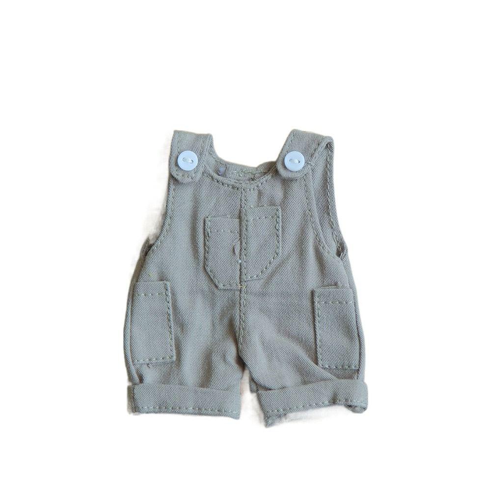 

Многостилевая хлопковая одежда для кукол, модные кукольные аксессуары, высококачественный кукольный комбинезон, детский подарок серый