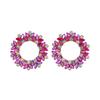 Modern Sunflower Earrings With Geometric Alloy Design For Women Party Wear