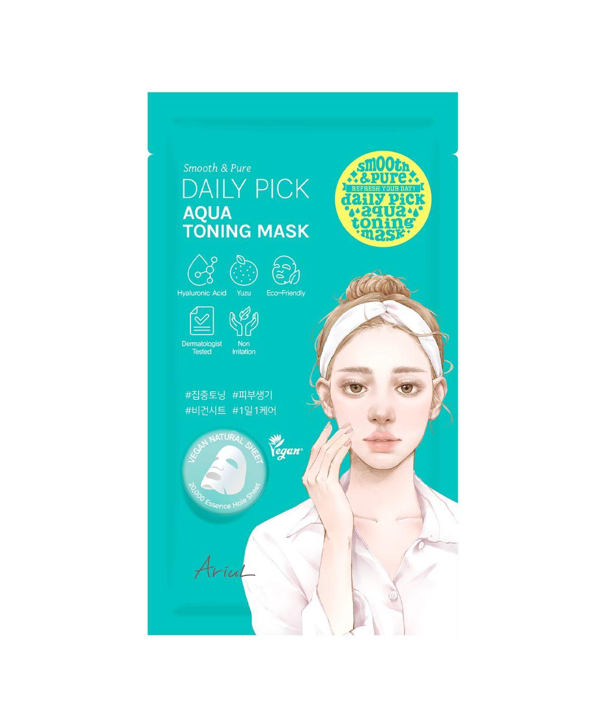 Ariul Smooth & Pure Daily Pick Aqua Toning Mask 20ml 1 Sheet
