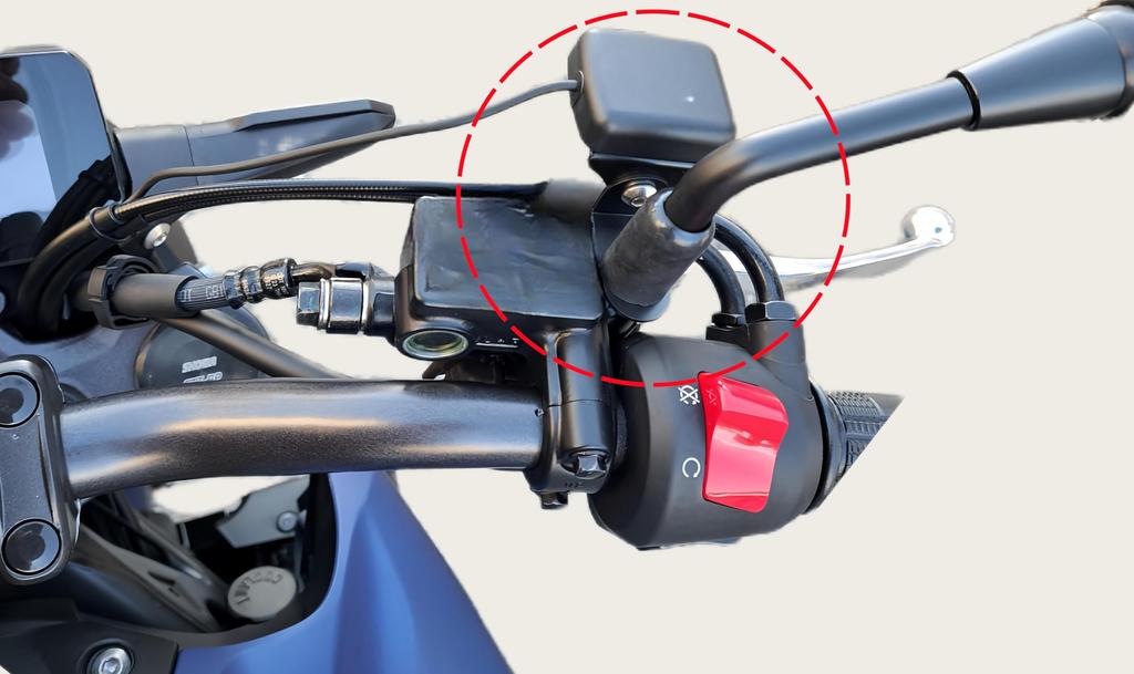 Man Hin Ya Motorcycle ETC Antenna Stay, Dash Cam Holder, M10 Volt Fixed Type,