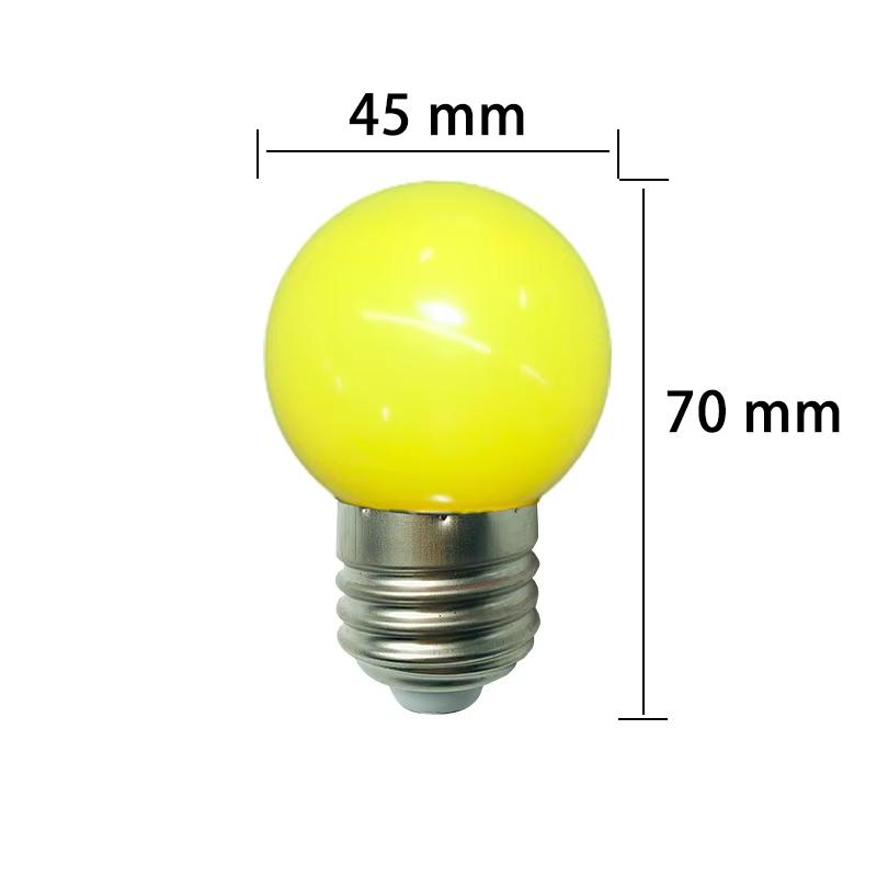 Colour LED Bulb E27 220V G45 7 Color RGB Lampada LED Lamp SMD3528 Holiday Christmas Lamparas LED Light Bulb Fashlight