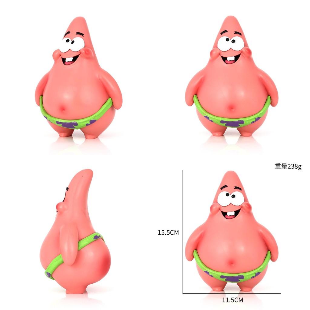 Adorable Spongebob Anime Figure Featuring Cute Patrick Star Collectible Model