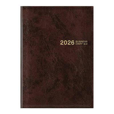 Midori Business 22426006 December Diary, 2026, B5, Monthly, Brown, (Starts 2025)