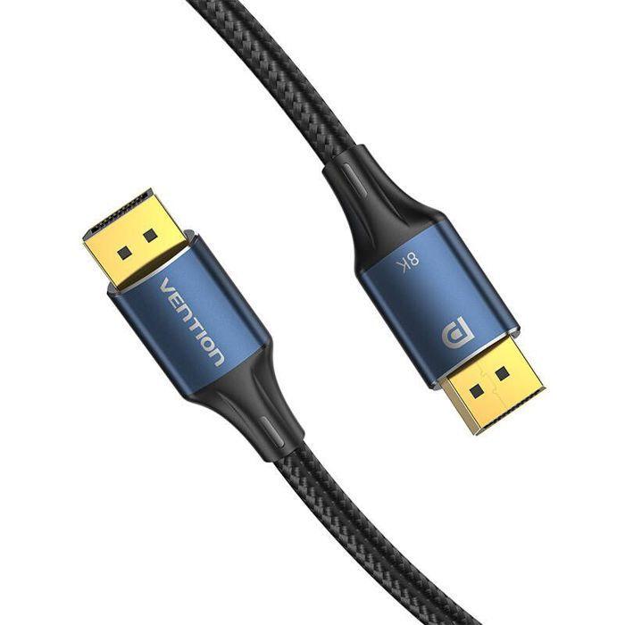 Câble DisplayPort - VENTION - HCELF - HD 8K - 1 m - Connecteurs plaqués or