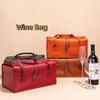 Empty Handheld Packaging Box Large Capacity Gift Storage Box Fashion Wine Bag  Business Anniversary