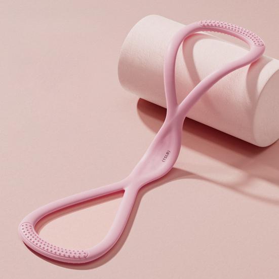 Figure 8 Fitness Resistance Band Anti-slip Silicone 15/25/35Lbs Men Women Arm Shoulder Stretch Strength Training Exercise Elastic Strap Tension Rope