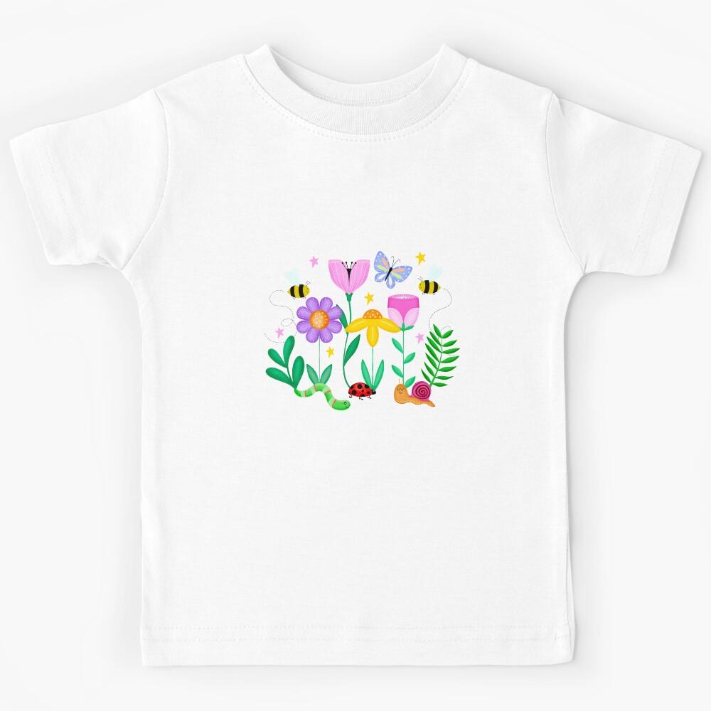 Happy Garden Creatures Kids T-Shirt 150