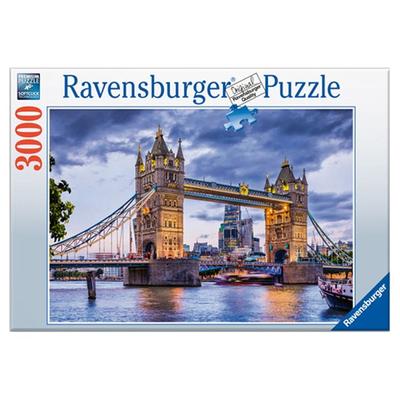 Korea Board Games Evening Tower Bridge Jigsaw Puzzle R160174, Mixed Colors, 3000 Pieces Jigsaw Puzzle, Childrens Games, Educational Toys