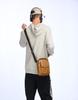 Captain Niu Men's Genuine Leather Crossbody Bag - Trendy, Casual, and Multifunctional