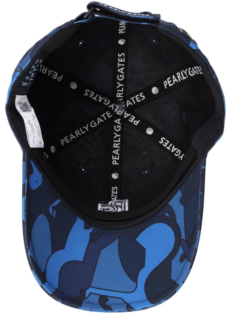 [PEARLY GATES] Unisex Cap (POP Horse Pattern, Size Adjustable)  Golf Hat  053-4287903 121Navy FR