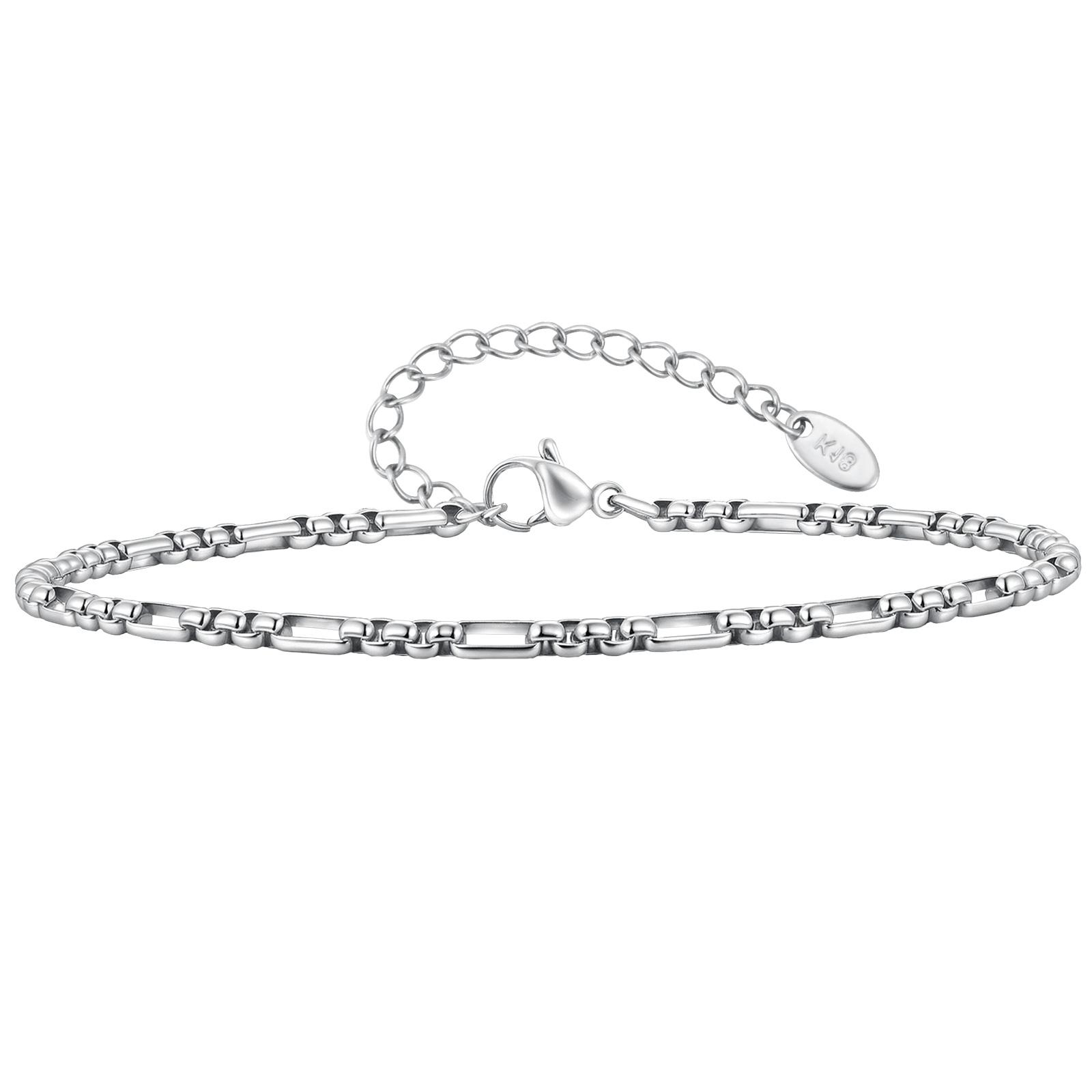 

Vnox Gold Color Waterproof Anklet Bracelet for Women, Adjustable Stainless Steel Three To One Pearl Anklet Foot Chain Jewelry