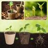 Biodegradable Peat Pots 3.15 InchSeedling Trays Small Seed Starter Pots for Outdoor Planting Durable Nursery Planting Containers