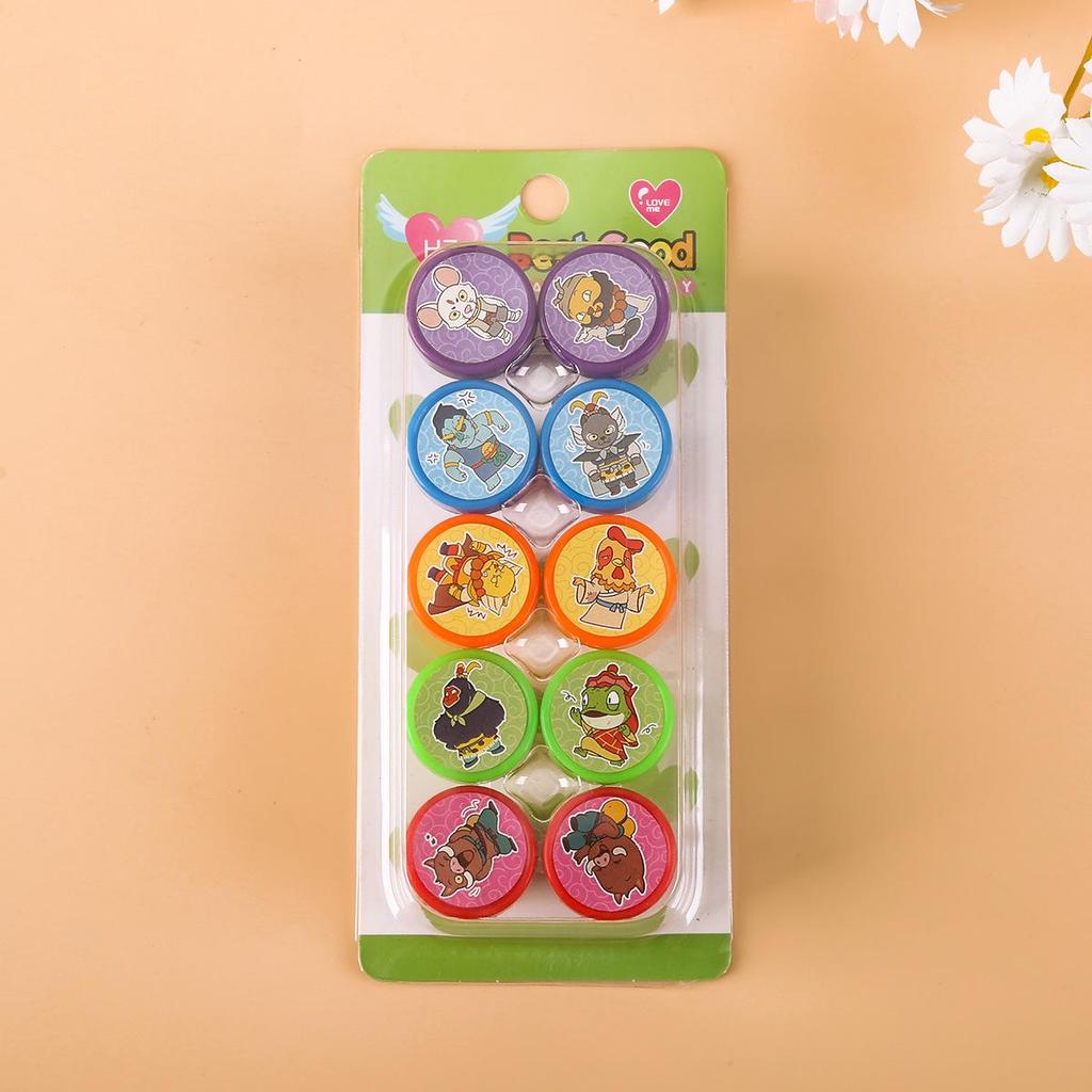 Tampon de Journal Clair Créatif Langlang Mountain Petit Monstre & Esprit Cochon Crapaud - Prix pour Enfants