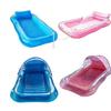 Șezlong Modern pentru Piscină din PVC Tehnologie Inovatoare cu Stropire Plutitor pentru Bronzat Piscină Tetieră Detașabilă Saltea