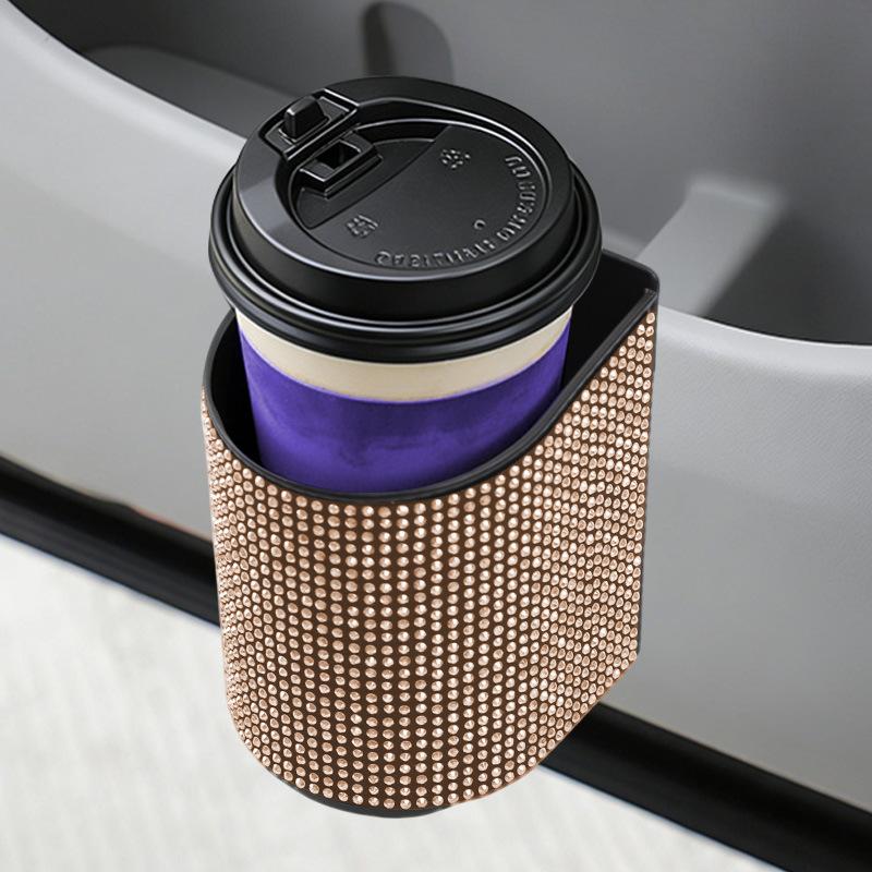 Car Door Cup Holder Didmond Universal Back Clip Design Drink Rack Storage Bin Seat Back Water Cup Box Organizer Pocket For Women