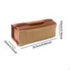 Tissue Box Cover Napkin Holder PU Leather Organizer Elegant Paper for Hotel