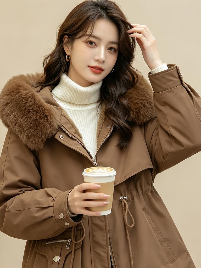 Women's Casual Long-Sleeve Loose-Fit Jacket