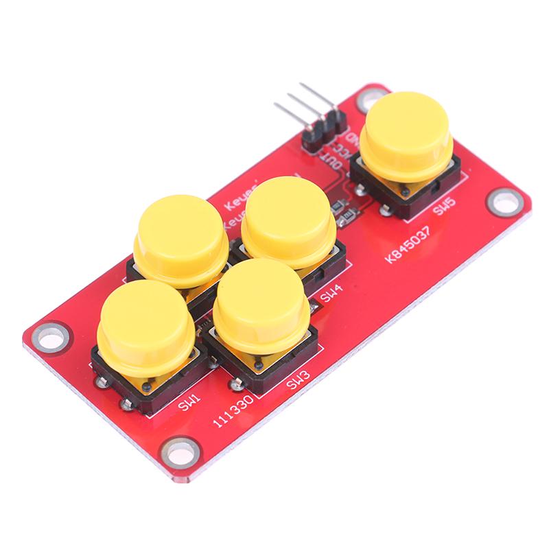 Analog Button AD Tastatur Electronic Blocks Simulate 5 Key Module