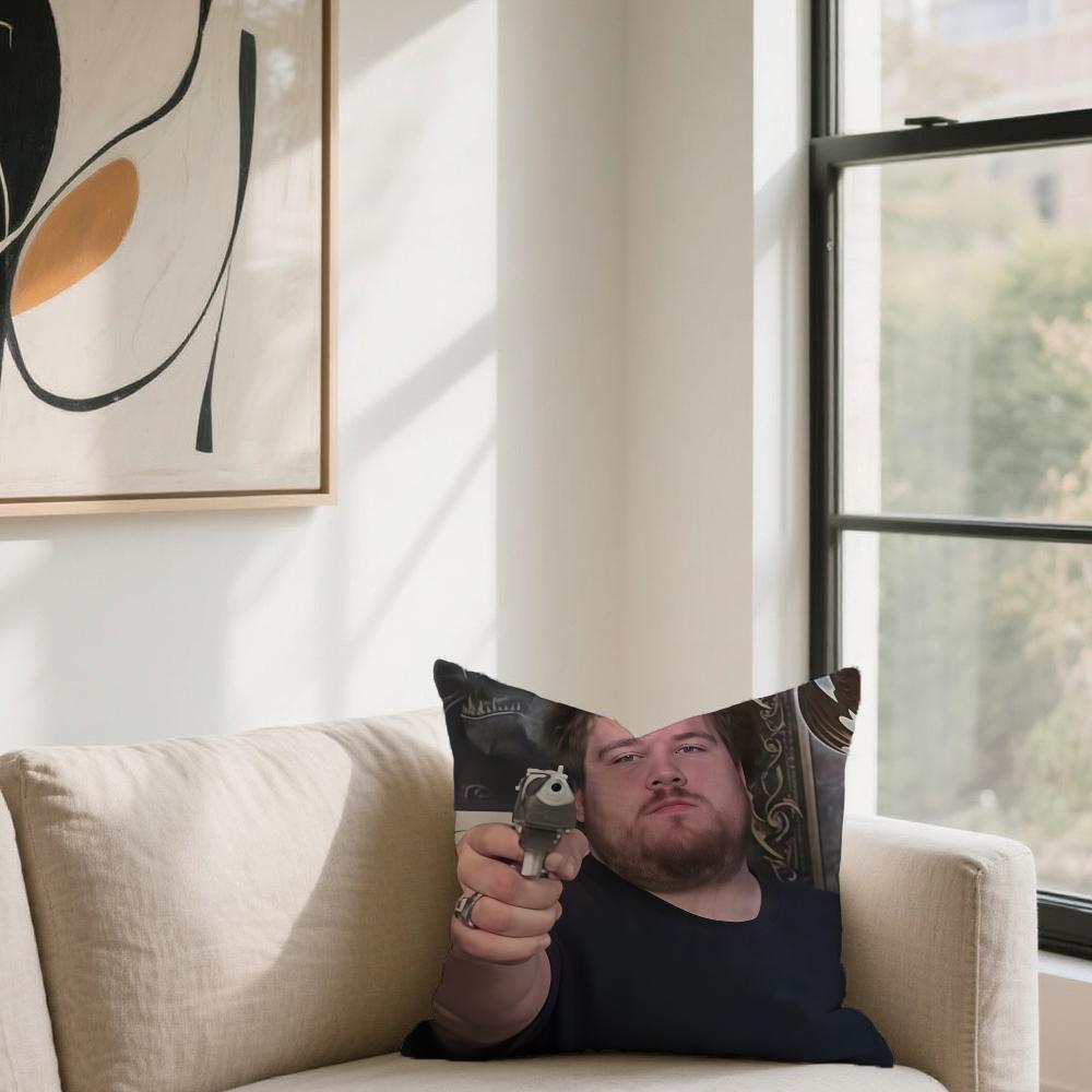 R-Rainer W-Winkler D-Drachenlord cushion cover For Sofa Car Office Cafe Soft And Comfortable Double-Sided Printing Pillow Cover