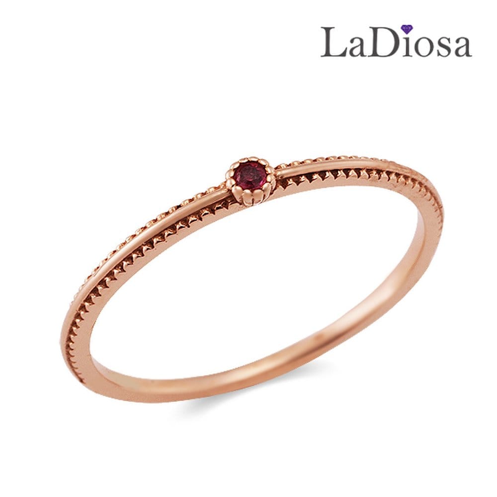 Ladiosa 14K Ruby Women's Ring G14D-8615Rm