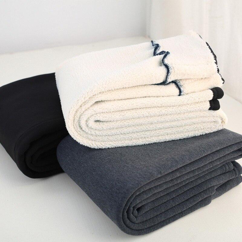 Herbst Schlank Fleece S-6XL Legging Hosen Frauen Hohe Taille Wolle Bleistift Hosen Winter Dicke Hose Casual Leggings 28656