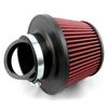 63mm 76mm Cone Air Intake Filter Universal Washable 2.5inch 3.0inch Sport Air Filter Reusable High Flow Cold Air Intake Filter