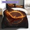 Flame Phoenix  Pattern Bedding Quilt Set Quilt Cover Pillowcase Home Decoration  Gift (1 * duvet cover + 2 * pillowcase, without core)