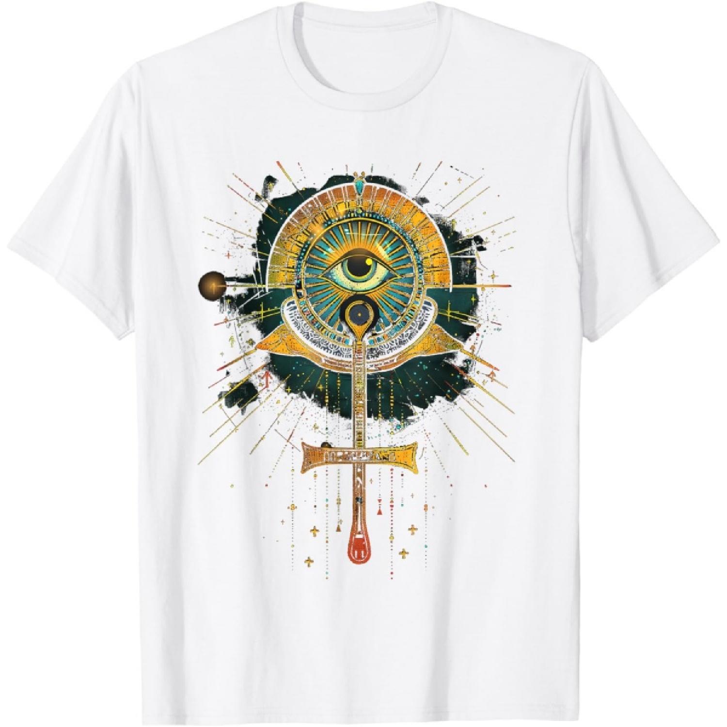 египетский глаз древний фараон сфинкс египетская футболка(32) S