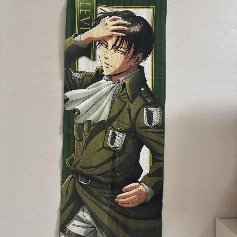 

Bonus Gift) Attack On Titan Levi Towel Towel/levi Goods/ Attack On Titan