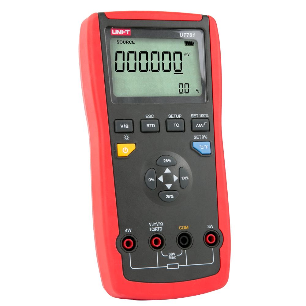  UT701 Temperature Calibrator J/K/T/E/R/S/B/N/Wre RTDs mV ResistanceThermocouple output thermistor output temperature detec