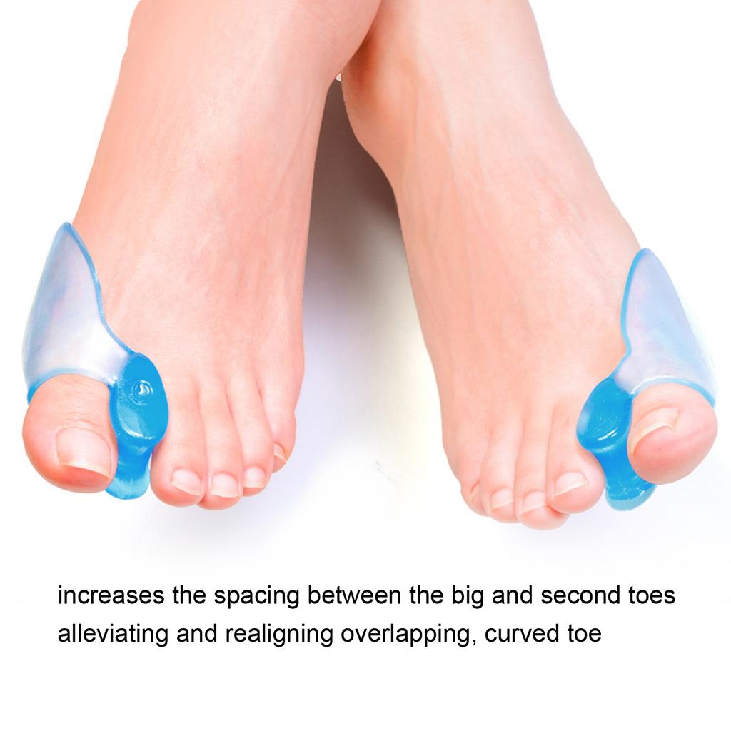 Bunion Corrector Soft Washable Reusable Relieve Pain Silicone Bunion Cushion and Protector for Big Toe