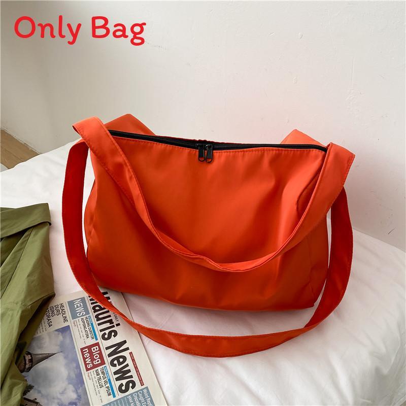 Fashionable Street Style Shoulder Bag In Oxford Fabric With Candy Color Accents For Casual Outings
