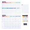 Magnetic Dry Erase Calendar Set Erasable Magnetic Monthly Weekly Daily Planner Board for Fridge Door Magnetic Monthly Planner