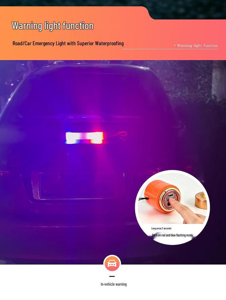 Rechargeable LED Flashlight for Outdoor Camping: USB, Long Battery Life, Strong Light