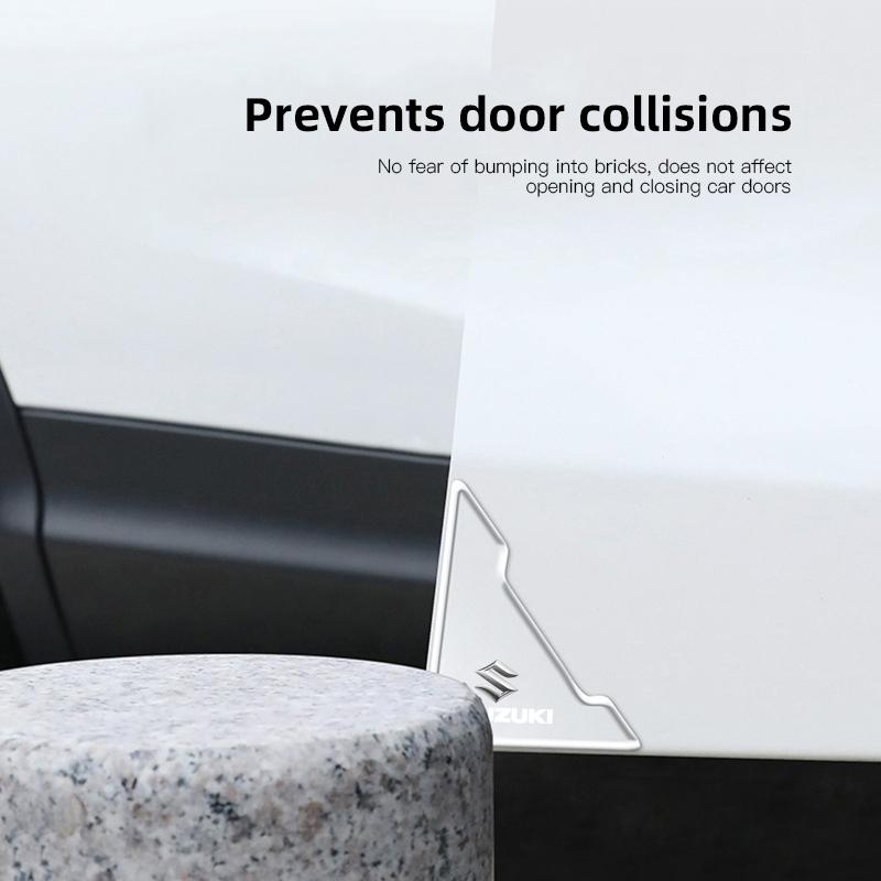 Car Stickers Door Corner Anti-collision Silicone Stickers For Suzuki Swift Jimny Ignis Alto SX4 Splash Baleno DZire Car Supplies
