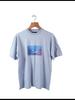 W.P.S Mens Grey Round Neck Cotton Basic Tunic T Shirt Top Size Large L Regular