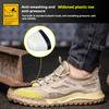 Anti-puncture Summer Safety Shoes Light Breathable Work Shoes with Plastic Toe 6kv Insulation Work Boots Safety Man Sneakers
