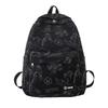 School season student backpack graffiti couple backpack large capacity junior high school campus bag